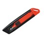 Portwest KN10BKR Cutter di Sicurezza Retrattile, Nero/Rosso