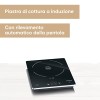 SEVERIN KP 1071, Piastra a induzione, Potenza 2000 W, Diametro 21 cm, 10 livelli di temperatura, Display di temperatura, Timer, Spegnimento automatico in caso di pericolo, risparmio energetico - Induzione singola