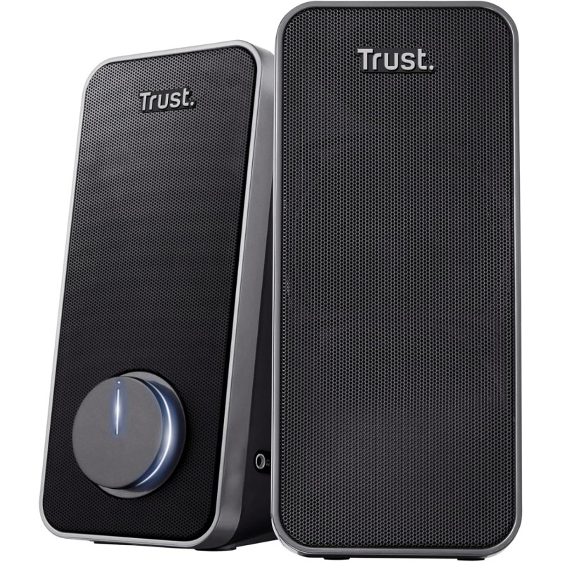 Trust arys standard Casse PC 2.0 Set Altoparlanti Stereo, 28 W, Alimentazione USB, Jack AUX 3.5 mm, Casse per PC Fisso, Altoparlante per Computer, Portatile, Tablet, Smartphone - Nero Trust arys standard Casse PC 2.0 Set Altoparlanti Stereo, 28 W, Alimentazione USB, Jack AUX 3.5 mm, Casse per PC Fisso, Altoparlante per Computer, Portatile, Tablet, Smartphone - Nero