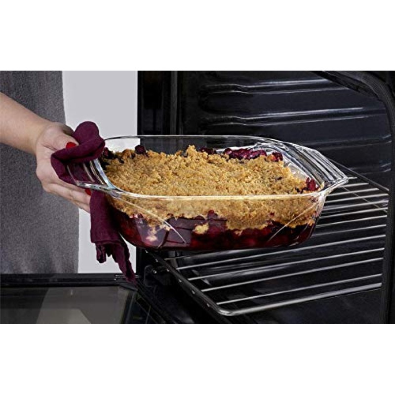 Pyrex Irresistible Teglia quadrata in vetro borosilicato, 29 x 22.5 x 7 cm, 2.3 L