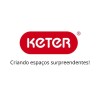 Keter Armadio Portascope Stilo, 3 Ripiani Regolabili, Grigio Scuro/Nero, 68 x 39 x 173 H cm