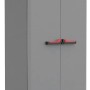 Keter Armadio Portascope Stilo, 3 Ripiani Regolabili, Grigio Scuro/Nero, 68 x 39 x 173 H cm