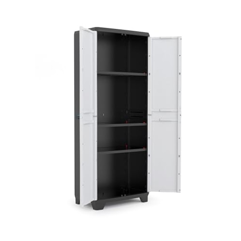 Keter 9724000 Linear Ripiani Regolabili, Grigio, 68x39x173 cm