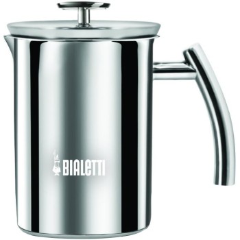 Bialetti Cappuccinatore, Crema Perfetta, Adatto a tutti i piani di cottura (Compresa Induzione), Lavabile in Lavastoviglie, 330 ml, Acciaio Inox - Stainless Steel