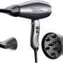 Valera, Swiss Silent Jet 8600, Asciugacapelli Professionale, Phon Silenzioso, con Potente Motore, 3 Livelli di Temperatura, Ionizzatore, Cavo Flessibile Anti-Attorcigliamento, 2400 W, Platino
