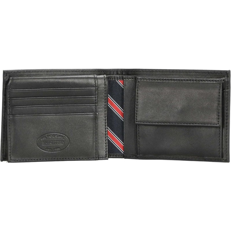 Tommy Hilfiger Eton CC Flap And Coin Pocket Am0am00652, Portafogli Uomo - Taglia Unica Nero (Black)