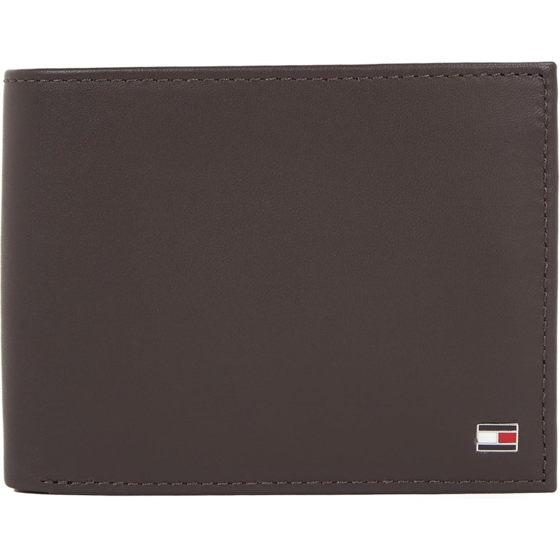 Tommy Hilfiger Uomo Portafoglio Eton con Scomparto Monete - Taglia Unica Marrone (Brown) Tommy Hilfiger Uomo Portafoglio Eton con Scomparto Monete - Taglia Unica Marrone (Brown)