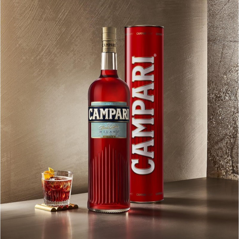 Campari - Bottiglia Magnum da 3L, Aperitivo Bitter Alcolico, 25% Vol - 3L Campari - Bottiglia Magnum da 3L, Aperitivo Bitter Alcolico, 25% Vol - 3L