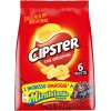 Cipster the Original, Chips di Patate Croccanti, Gusto Leggero e Forma Iconica, 132g (multipack 6 bustine da 22g)