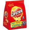 Cipster the Original, Chips di Patate Croccanti, Gusto Leggero e Forma Iconica, 132g (multipack 6 bustine da 22g)