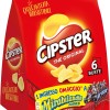 Cipster the Original, Chips di Patate Croccanti, Gusto Leggero e Forma Iconica, 132g (multipack 6 bustine da 22g)