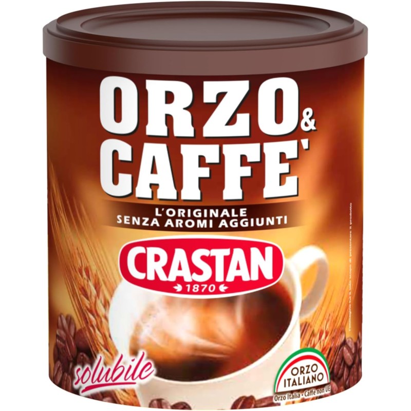 Crastan - Orzo & Caffè, Preparato Solubile, 120G - 120 gr