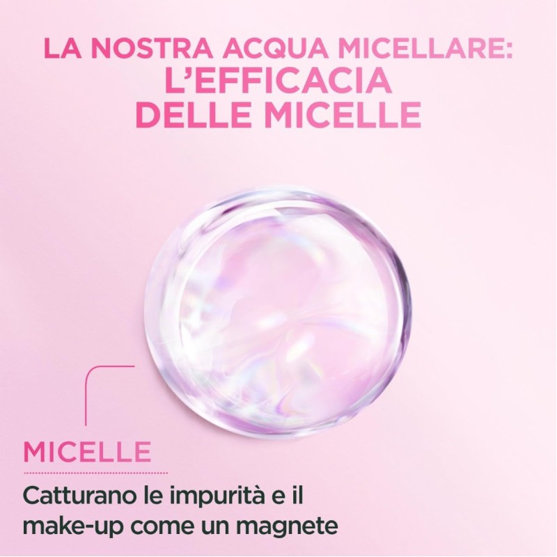 Garnier SkinActive, Acqua Micellare Tutto in 1, Pelli sensibili, Maxi formato, 400 ml Garnier SkinActive, Acqua Micellare Tutto in 1, Pelli sensibili, Maxi formato, 400 ml