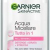 Garnier SkinActive, Acqua Micellare Tutto in 1, Pelli sensibili, Maxi formato, 400 ml