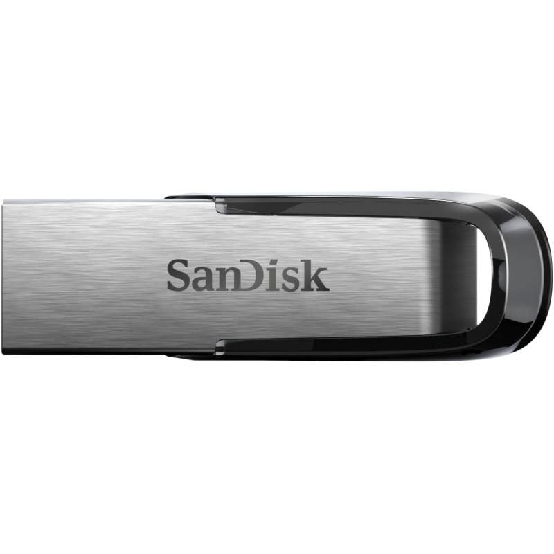 SanDisk Ultra Flair Unità Flash USB 3.0 da 64 GB, con Rivestimento in Metallo Resistente ed Elegante e Velocità di Lettura fino a 150 MB/s, Nero - 64 GB Nero
