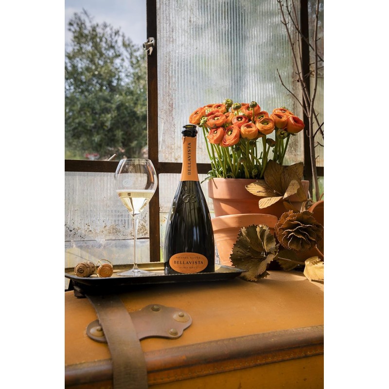 Bellavista Alma Grande Cuvèe Brut – Franciacorta DOCG - Uve Chardonnay, Pinot Nero, Pinot Bianco – 750 ml - 750ml Bellavista Alma Grande Cuvèe Brut – Franciacorta DOCG - Uve Chardonnay, Pinot Nero, Pinot Bianco – 750 ml - 750ml