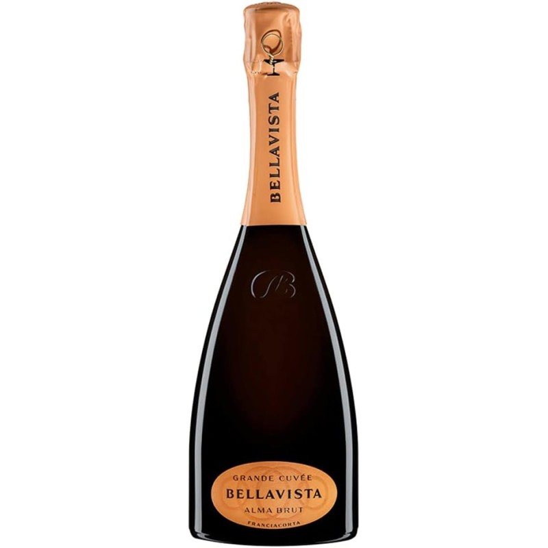 Bellavista Alma Grande Cuvèe Brut – Franciacorta DOCG - Uve Chardonnay, Pinot Nero, Pinot Bianco – 750 ml - 750ml Bellavista Alma Grande Cuvèe Brut – Franciacorta DOCG - Uve Chardonnay, Pinot Nero, Pinot Bianco – 750 ml - 750ml