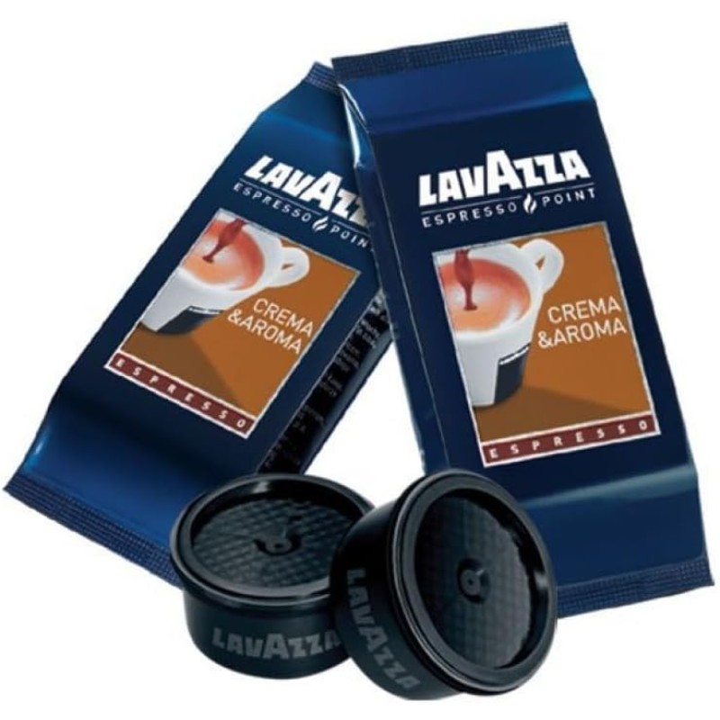 Lavazza Espresso Point, Capsule Caffè Crema&Aroma, 50 Astucci da 2 Capsule, 100 Capsule Lavazza Espresso Point, Capsule Caffè Crema&Aroma, 50 Astucci da 2 Capsule, 100 Capsule