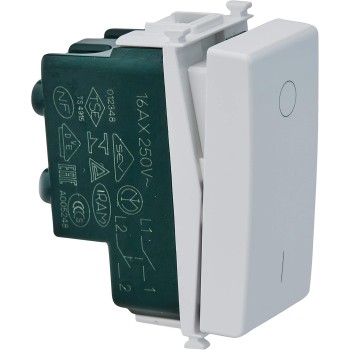 VIMAR Interruttore Illuminabile 2p 16ax Della Serie Plana Bianco