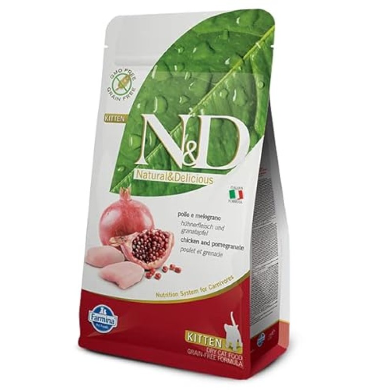 Farmina Natural & Delicious N&D PRIME CAT CHICKEN & POMEGRANATE KITTEN 1.5KG