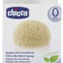 Chicco Spugna Ultra Assorbente, Spugnetta Delicata per Neonato Durante il Bagnetto, Delicata su Pelle Sensibile, Spugna Bambini, Giallo, 0m+
