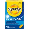Supradyn Ricarica 50+ Integratore Multivitaminico Completo Vitamine e Minerali con Vitamina B12, C, D, Zinco per Stanchezza Fisica e Concentrazione dai 50 Anni Uomo e Donna, 30 Compresse Rivestite - 30 unità (Confezione da 1)