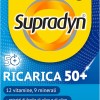 Supradyn Ricarica 50+ Integratore Multivitaminico Completo Vitamine e Minerali con Vitamina B12, C, D, Zinco per Stanchezza Fisica e Concentrazione dai 50 Anni Uomo e Donna, 30 Compresse Rivestite - 30 unità (Confezione da 1)