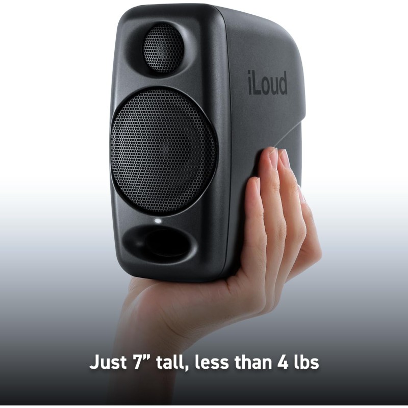 IK Multimedia iLoud Micro Monitor Speaker, Black