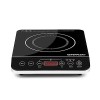 G3 Ferrari G10061 Piastra ad Induzione Singola "Energy", 2000W, Display digitale, Regolazione temperatura, Comandi Soft-Touch, Timer, Nero - Nero