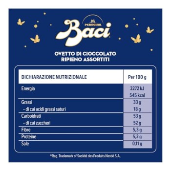 Ovetti BACI PERUGINA di cioccolato assortiti ripieni