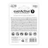 everActive Batteria AA 2000 mAh, 4 pezzi, NI-MH, Mignon R6, ricaricabile, precaricata, Silver Line 1,2 V, 1 blister, argento, EHRL6-2000