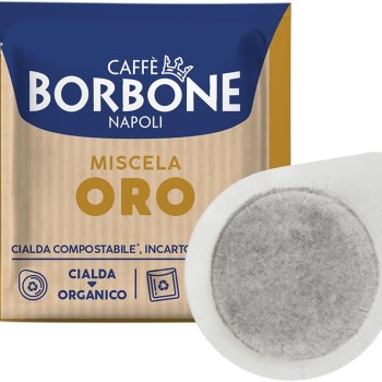 Caffè Borbone Cialda Compostabile, Miscela Oro - 150 Cialde - Sistema ESE - Miscela Oro