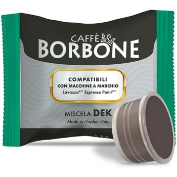 Caffè Borbone Miscela Decaffeinata - 50 Capsule - Compatibili con le Macchine Lavazza®* Espresso Point®* - Miscela Decaffeinata