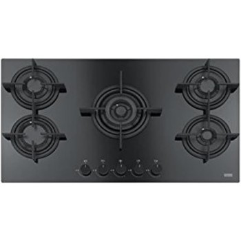 Franke Crystal FHCR 905 4G TC HE BK C Incasso Piano cottura a gas Nero