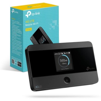 TP-Link M7350 Saponetta WiFi Portatile 4G LTE Cat4, Visualizzazione Sullo Schermo, N300Mbps, Modem Wifi, Router WiFi con Sim, Router, Modem 4g Sim, Batteria Ricaricabile, Facile da Usare