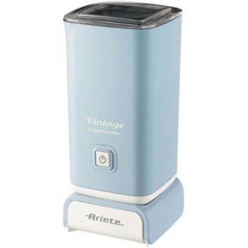 Ariete 2878 Cappuccinatore Vintage - Montalatte a caldo e a freddo - Cappuccino, cioccolata, infusi liofilizzati - 500 Watt - Celeste - Celeste