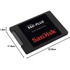 SanDisk SSD PLUS 240 GB Sata III 2.5 Inch Internal SSD, Up to 530 MB/s, Black - 240GB SanDisk SSD PLUS 240 GB Sata III 2.5 Inch Internal SSD, Up to 530 MB/s, Black - 240GB