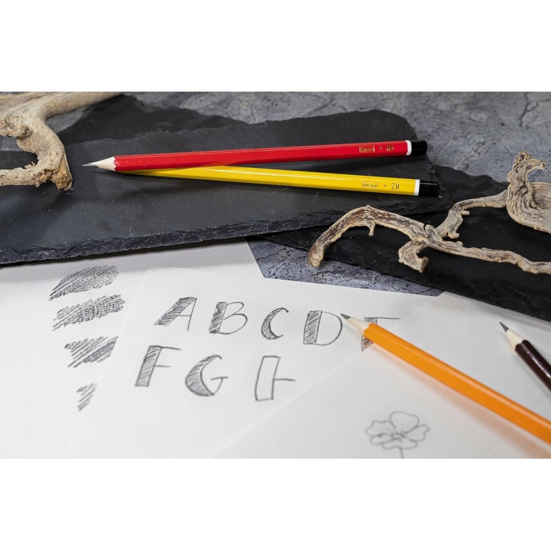 Idena 20004 - Matita, 4 pezzi, durezza H/HB/B/2H - 4 unità (Confezione da 1)