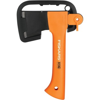 Fiskars X5 Cutting Axe, Length: 23 cm, XXS, Black/Orange, 1015617 Fiskars X5 Cutting Axe, Length: 23 cm, XXS, Black/Orange, 1015617