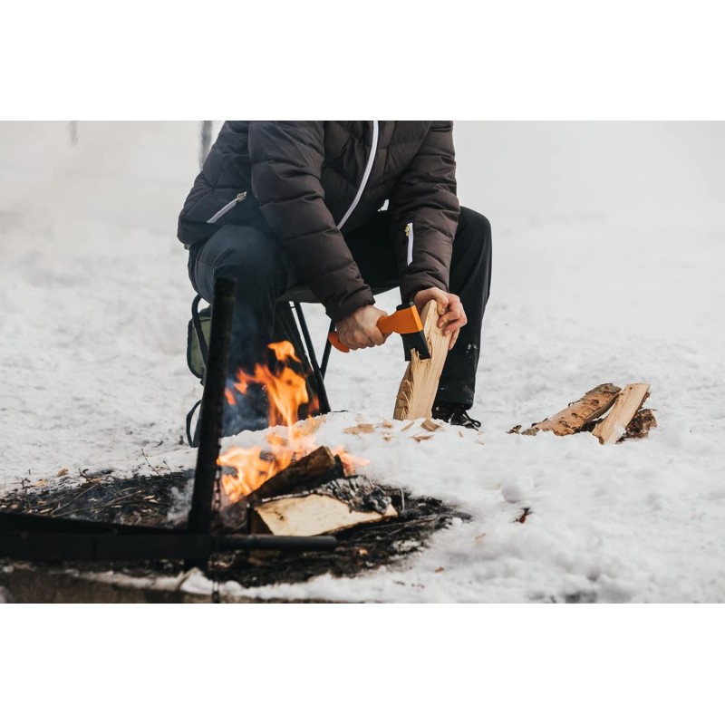 Fiskars X5 Cutting Axe, Length: 23 cm, XXS, Black/Orange, 1015617 Fiskars X5 Cutting Axe, Length: 23 cm, XXS, Black/Orange, 1015617