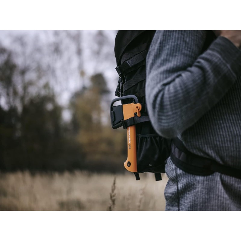 Fiskars X5 Cutting Axe, Length: 23 cm, XXS, Black/Orange, 1015617 Fiskars X5 Cutting Axe, Length: 23 cm, XXS, Black/Orange, 1015617