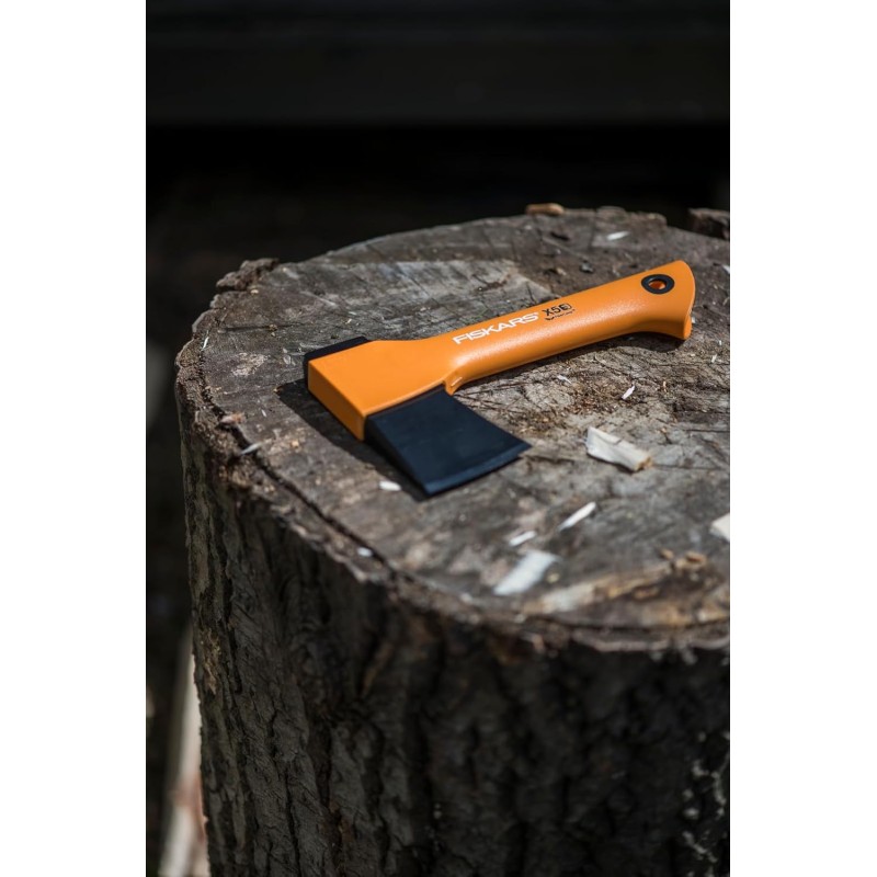 Fiskars X5 Cutting Axe, Length: 23 cm, XXS, Black/Orange, 1015617 Fiskars X5 Cutting Axe, Length: 23 cm, XXS, Black/Orange, 1015617