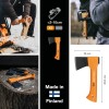 Fiskars X5 Cutting Axe, Length: 23 cm, XXS, Black/Orange, 1015617 Fiskars X5 Cutting Axe, Length: 23 cm, XXS, Black/Orange, 1015617