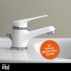 EISL SPEED NI075SCR-W rubinetto bagno lavabo, miscelatore da bagno, miscelatore lavabo bagno, rubinetto lavandino bagno, cromato/bianco - Miscelatore Speed Per Lavabo Bianco EISL SPEED NI075SCR-W rubinetto bagno lavabo, miscelatore da bagno, miscelatore lavabo bagno, rubinetto lavandino bagno, cromato/bianco - Miscelatore Speed Per Lavabo Bianco