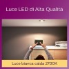 Philips LED, Faretto, 6 pz, equivalente a 50W, attacco GU10, Luce Bianca Calda - 6 Pezzi