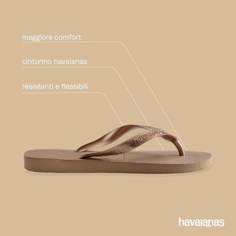Havaianas Top Tiras InfraditoDonna - 39/40 EU Rose Gold Havaianas Top Tiras InfraditoDonna - 39/40 EU Rose Gold