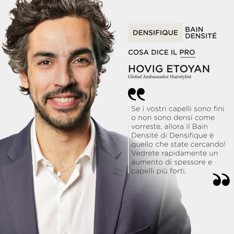 Kérastase, Densifique Femme, Shampoo Rimpolpante & Ridensificante, Per Capelli Fini & Sottili, Bain Densité, 250 ml