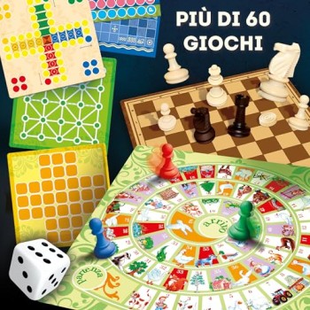 Liscianigiochi Ludoteca Giochi Riuniti 57023 Più di 60, 6 anni +