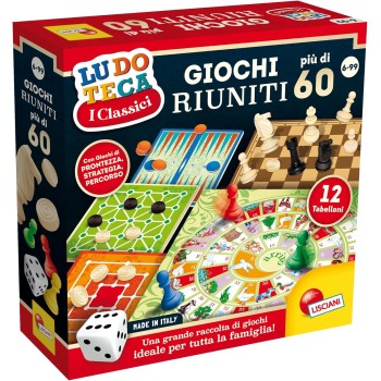 Liscianigiochi Ludoteca Giochi Riuniti 57023 Più di 60, 6 anni +