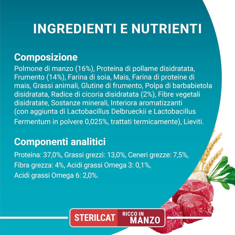 Purina ONE Bifensis Crocchette Gatto Sterilizzato Manzo, Sacco da 2,8kg - 2,8kg Purina ONE Bifensis Crocchette Gatto Sterilizzato Manzo, Sacco da 2,8kg - 2,8kg